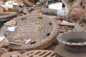 Ankauf von Eisenschrott (FE-Schrott) bei Ernst Recycling in Oranienburg