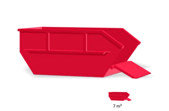 Containerservice Oranienburg - Absetzcontainer offen mit Klappe