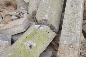 Abfallentsoregung / Recycling - Betonbruch